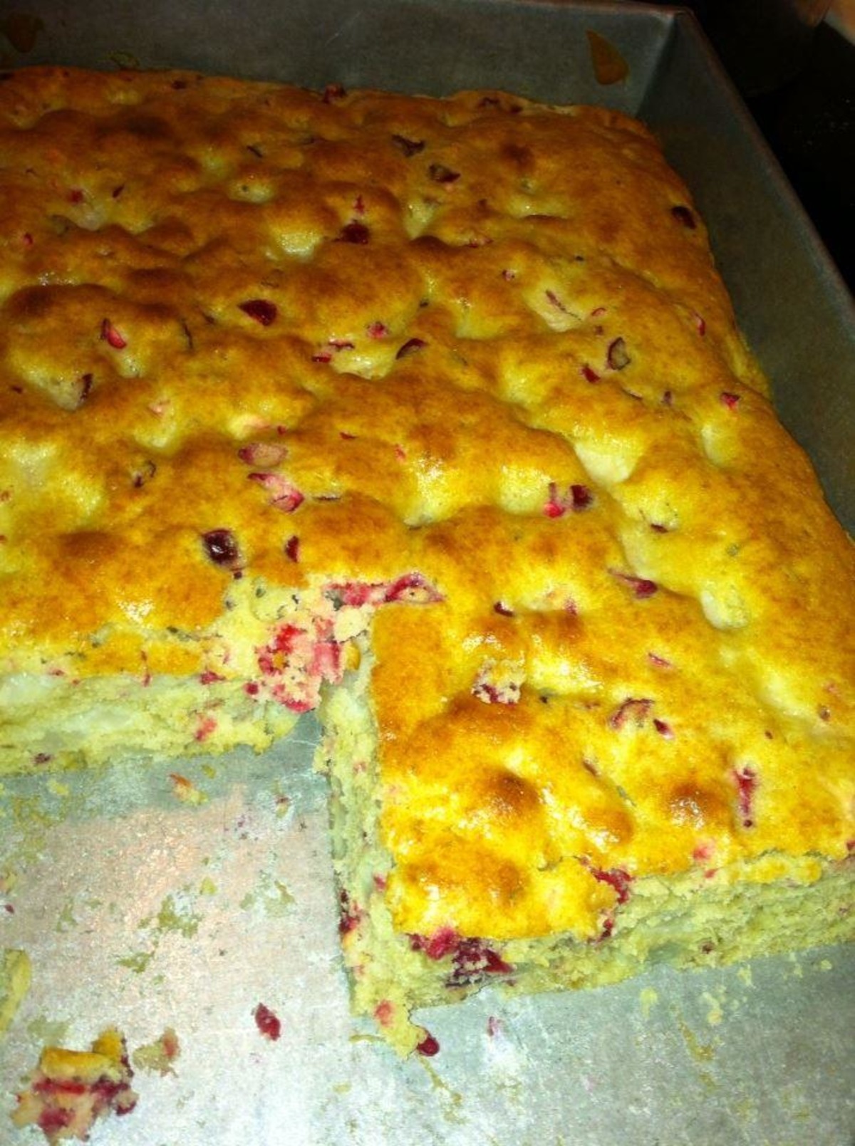 Ann'S Cranberry-Pear Cake