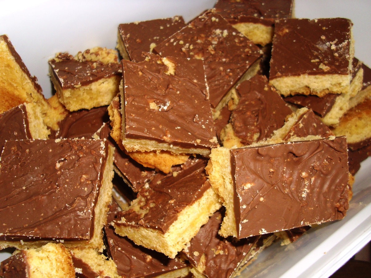 Harriet'S Cookies (Brown Sugar Shortbread Bars With Chocolate)