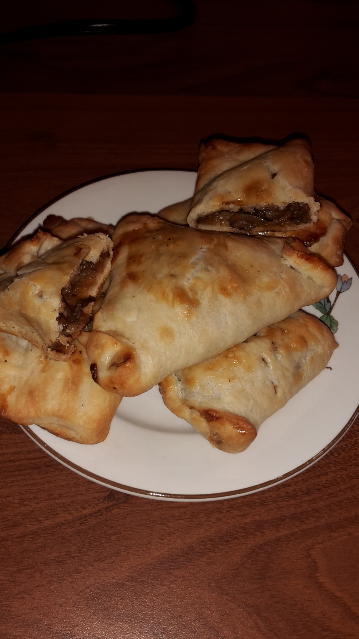 Hot Mushroom Turnovers