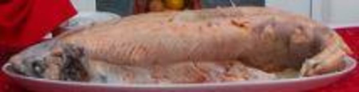 Whole Oven Cooked Salmon