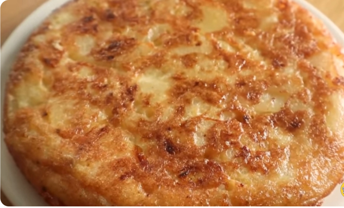 Potato And Onion Omelette
