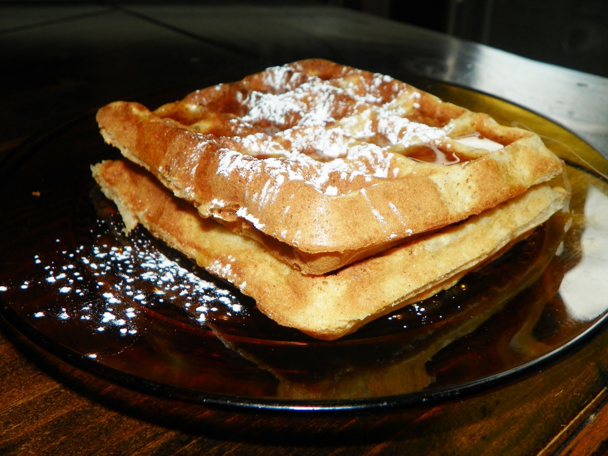 Cinnamon Apple Waffles