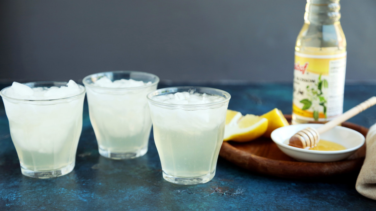 Honey Orange Blossom Lemonade (Raw, Gluten Free)