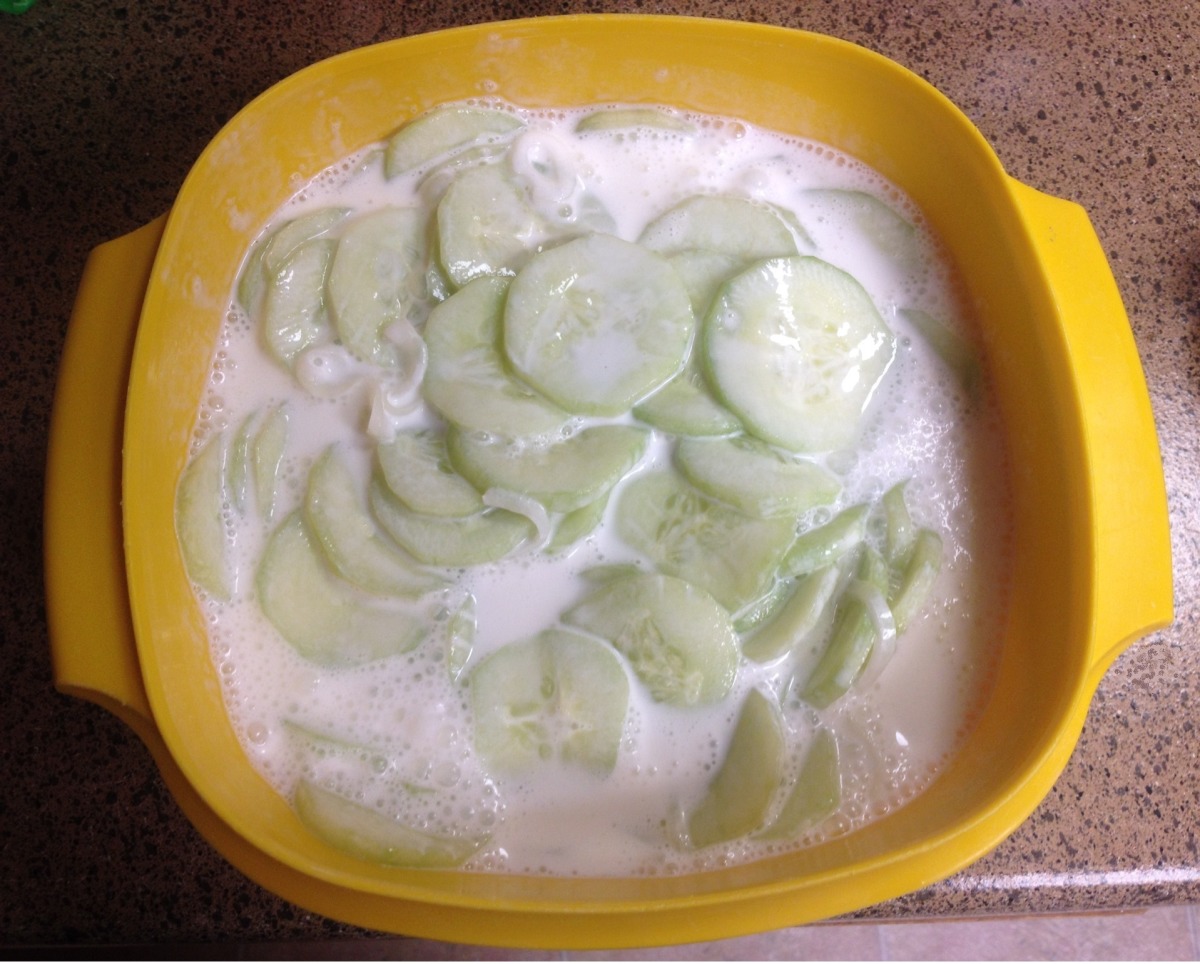 German Creamed Cucumbers