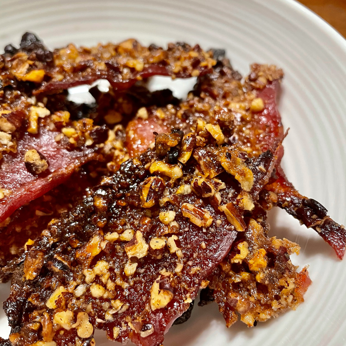 Pecan Crusted Bacon