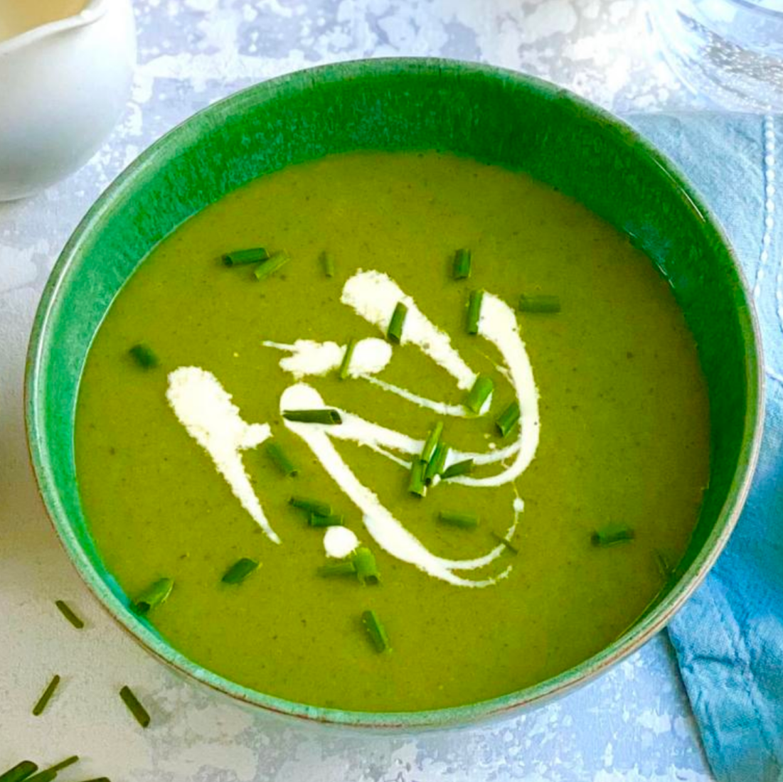 Lettuce soup