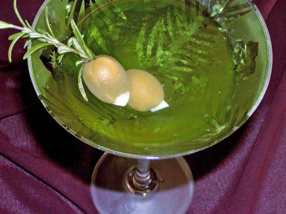 Garlic Rosemary Mashed Potato Martini