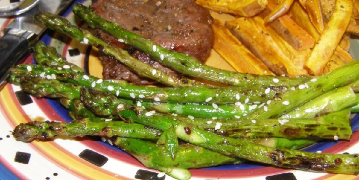 Grilled Sesame Asparagus