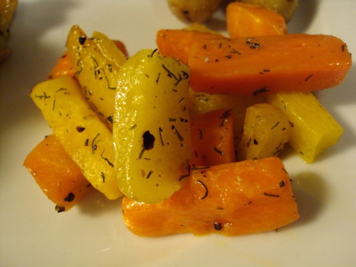 Roasted Carrot Stick Snack