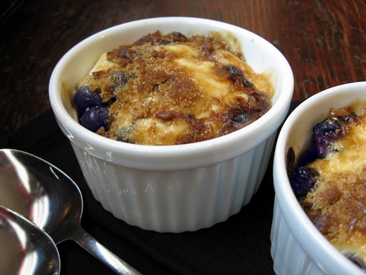 Baked Blueberries