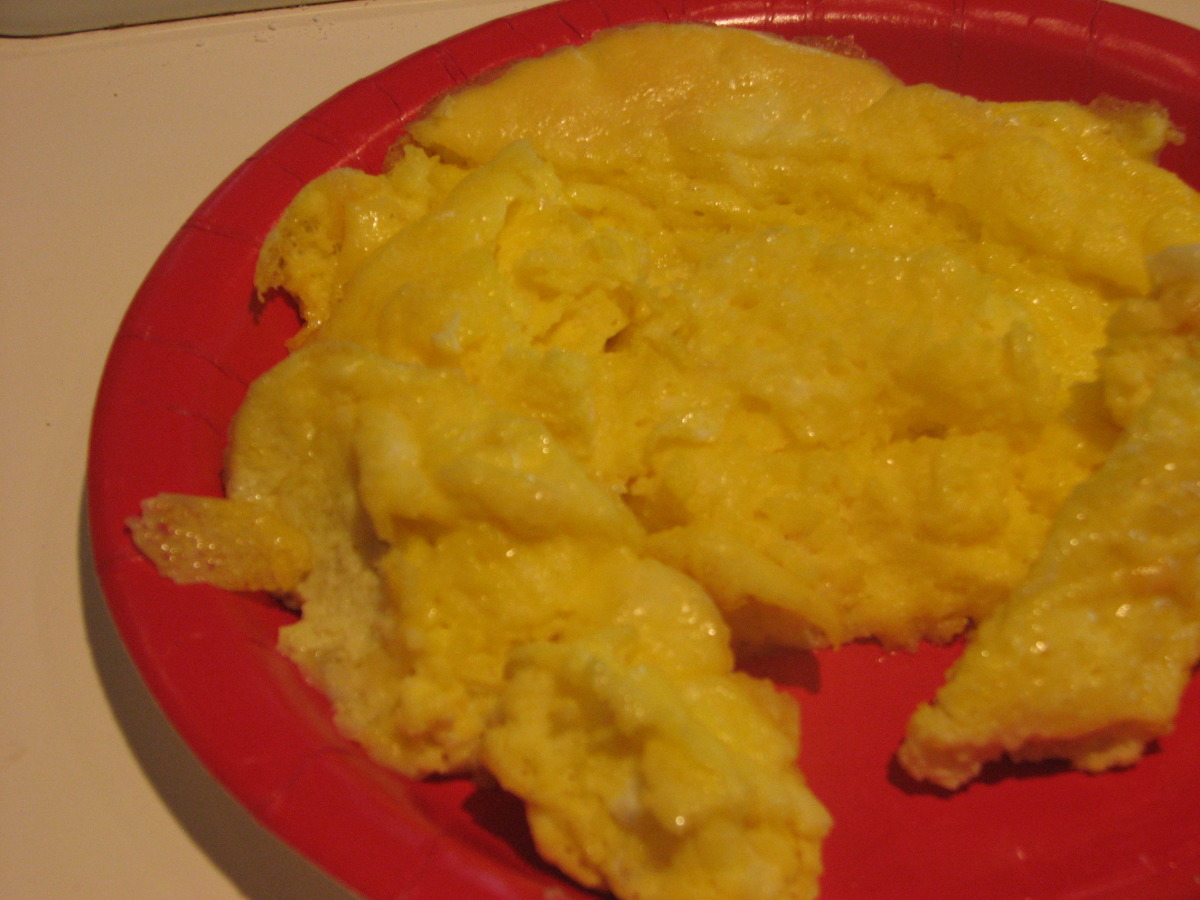 Fluffy Oven Scrambled Eggs