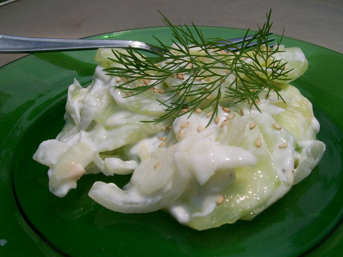 Cucumbers In Sour Cream