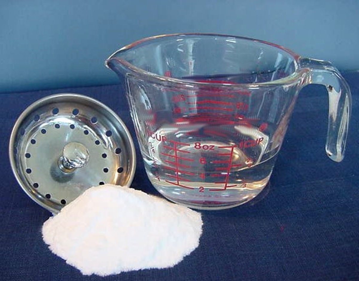 Homemade Drain Cleaner And Declogger