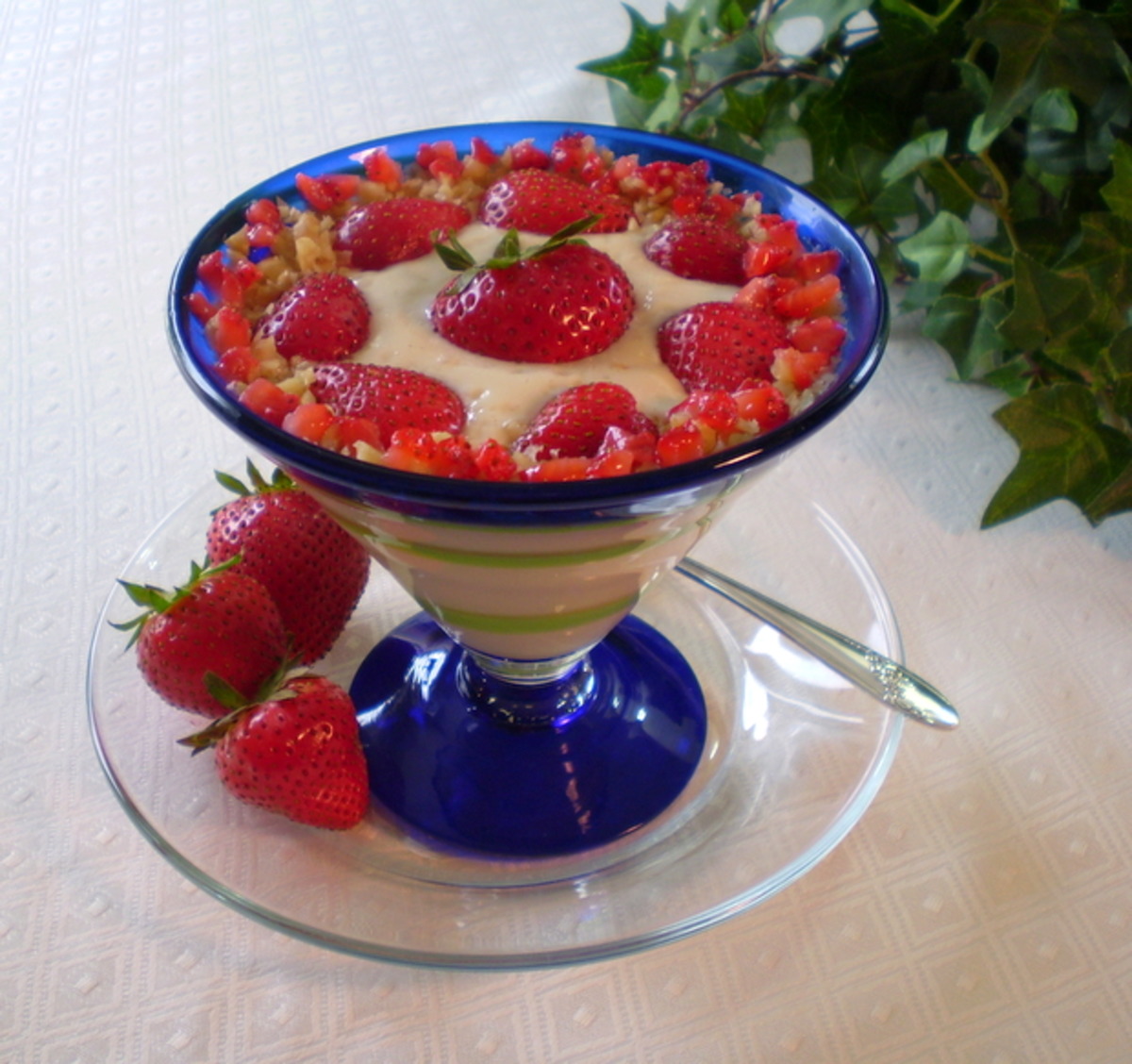 Tofu Strawberry Dessert