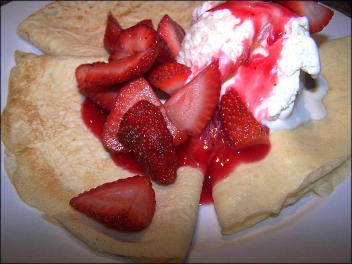 Rice Flour Crepes