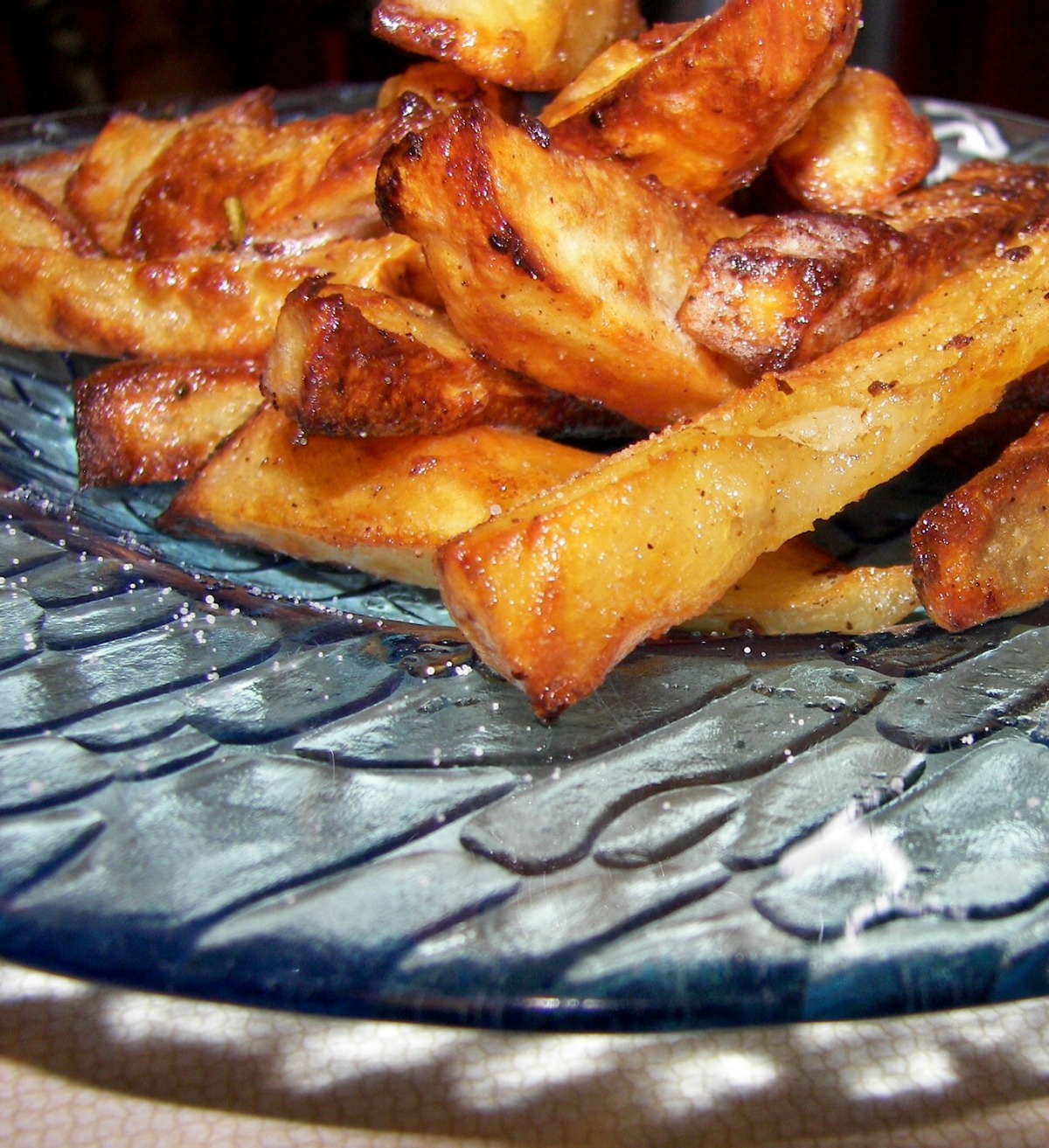 Baked Wedges With Fresh Rosemary And Sea Salt
