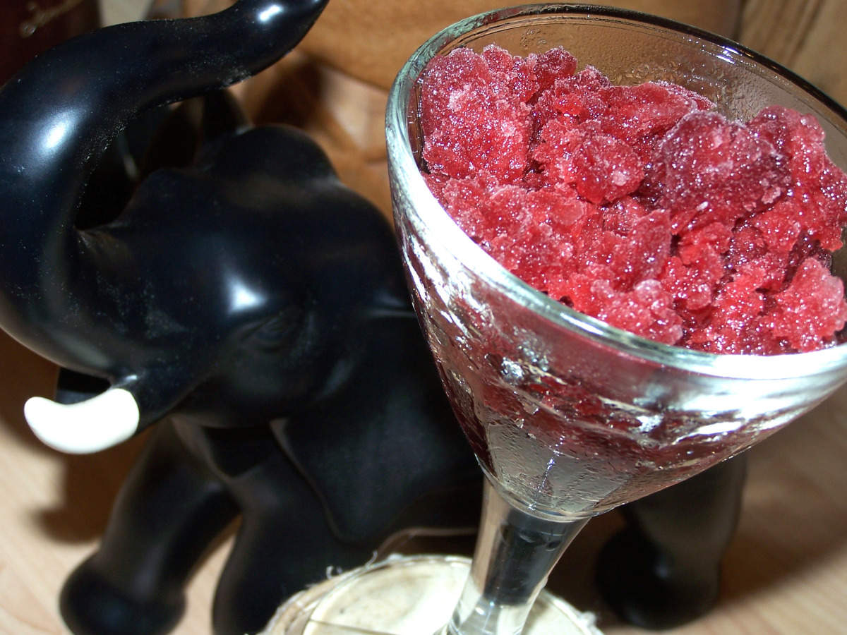 Pomegranate Granita