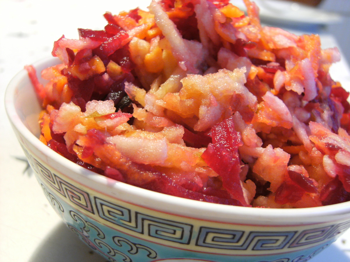 Beetroot, Apple And Carrot Salad