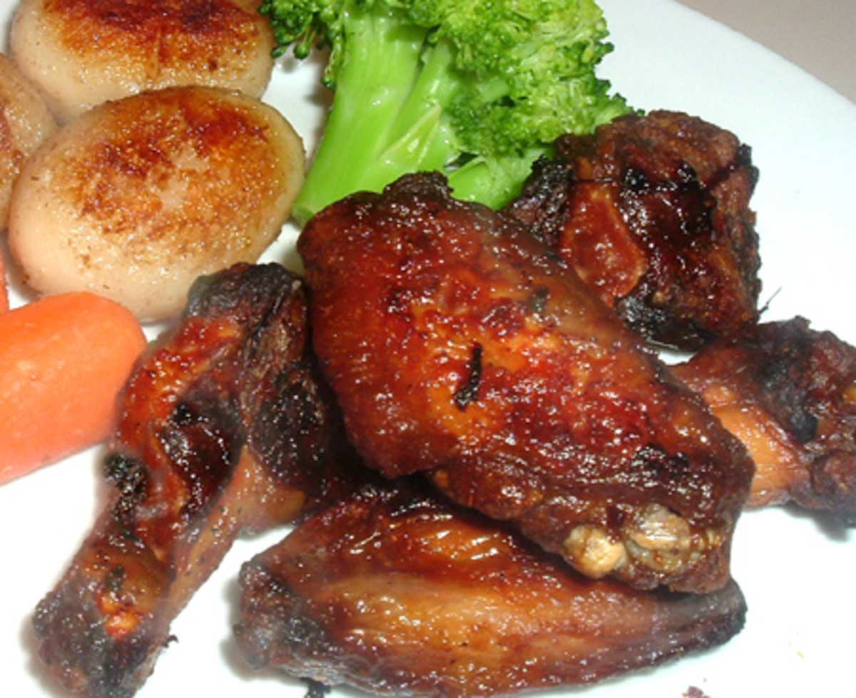 Lacquered Chicken Wings