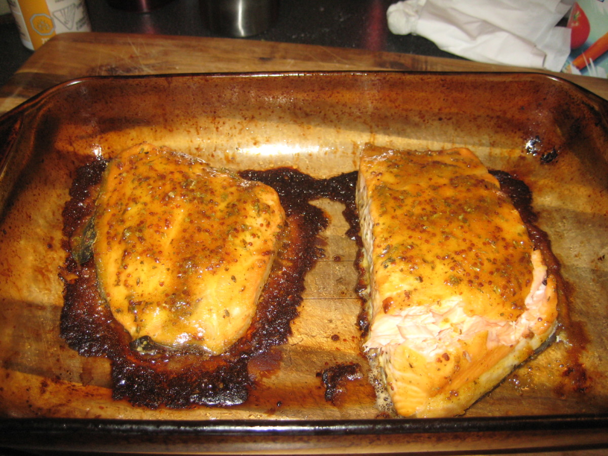 Honey Mustard Marinade For Chicken Or Salmon