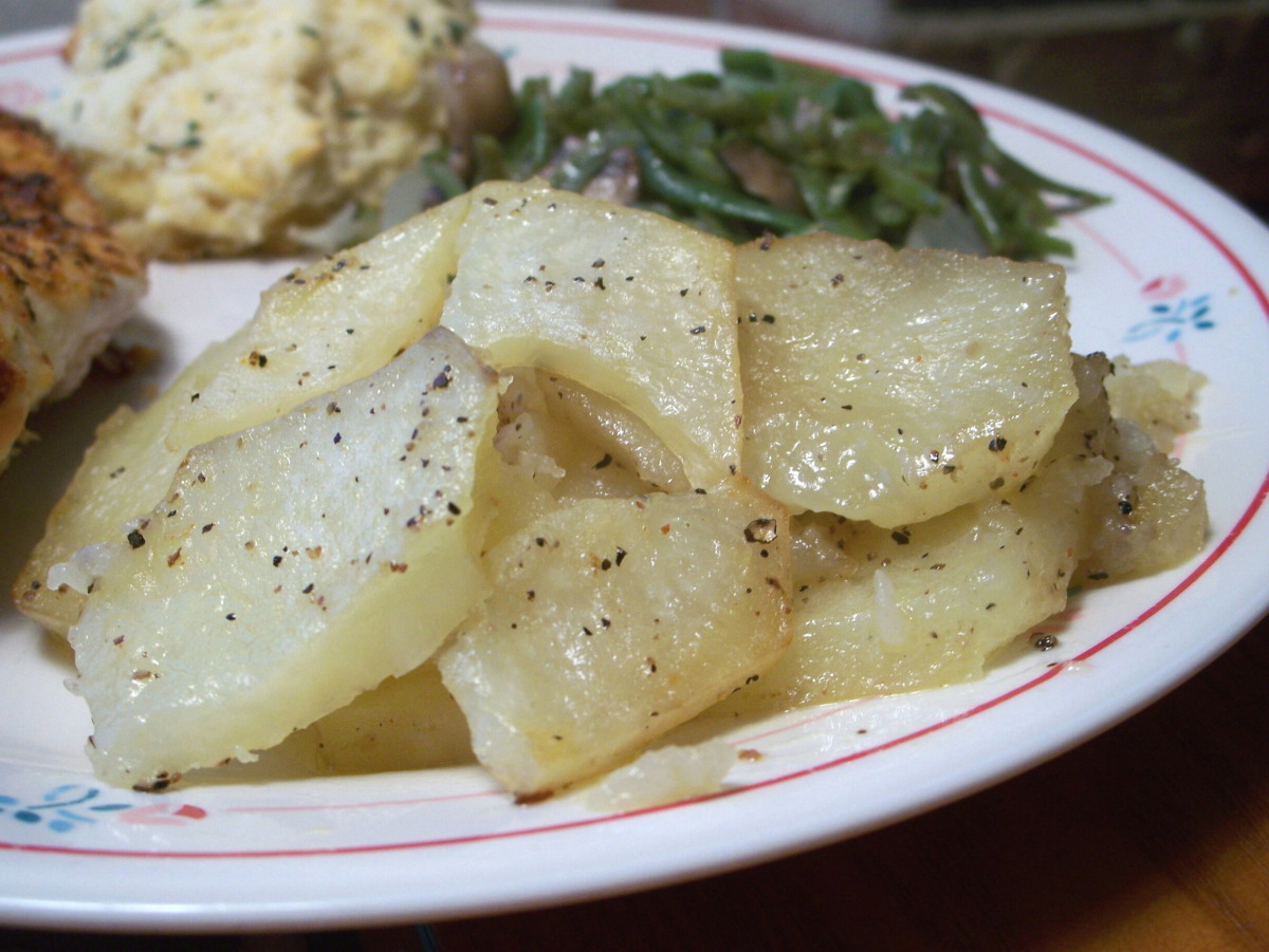 Baked Buttery Potato Slices