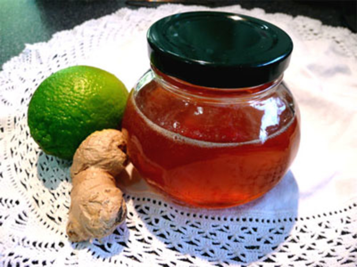 Lemon Ginger Infused Honey