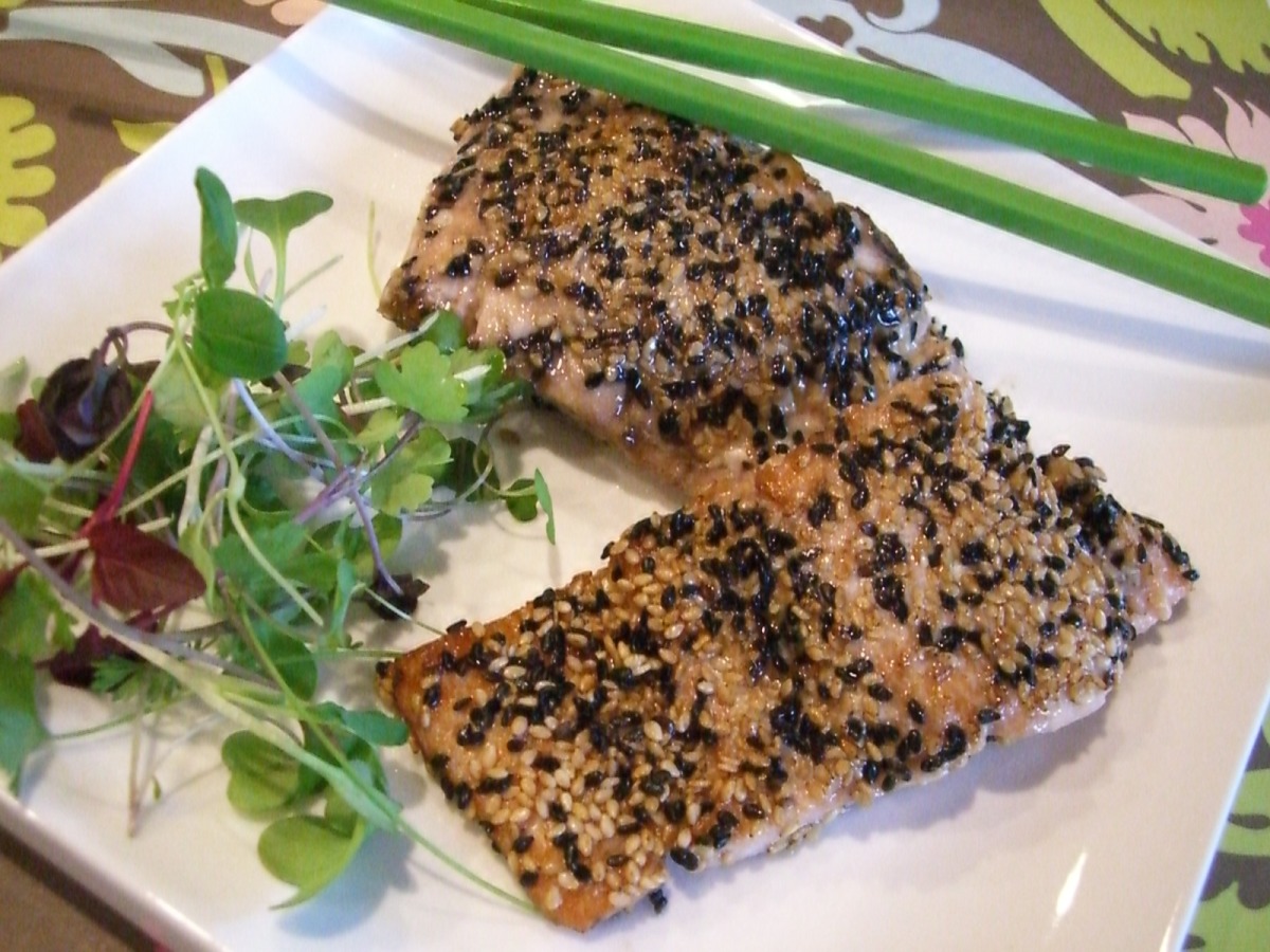 Sesame-Crusted Salmon