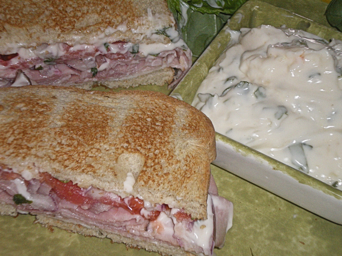 Basil Spread For Sandwiches