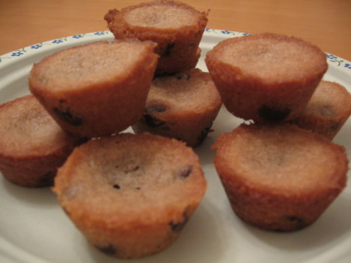 Small Batch Of Chewy Mini Muffin-Cookies