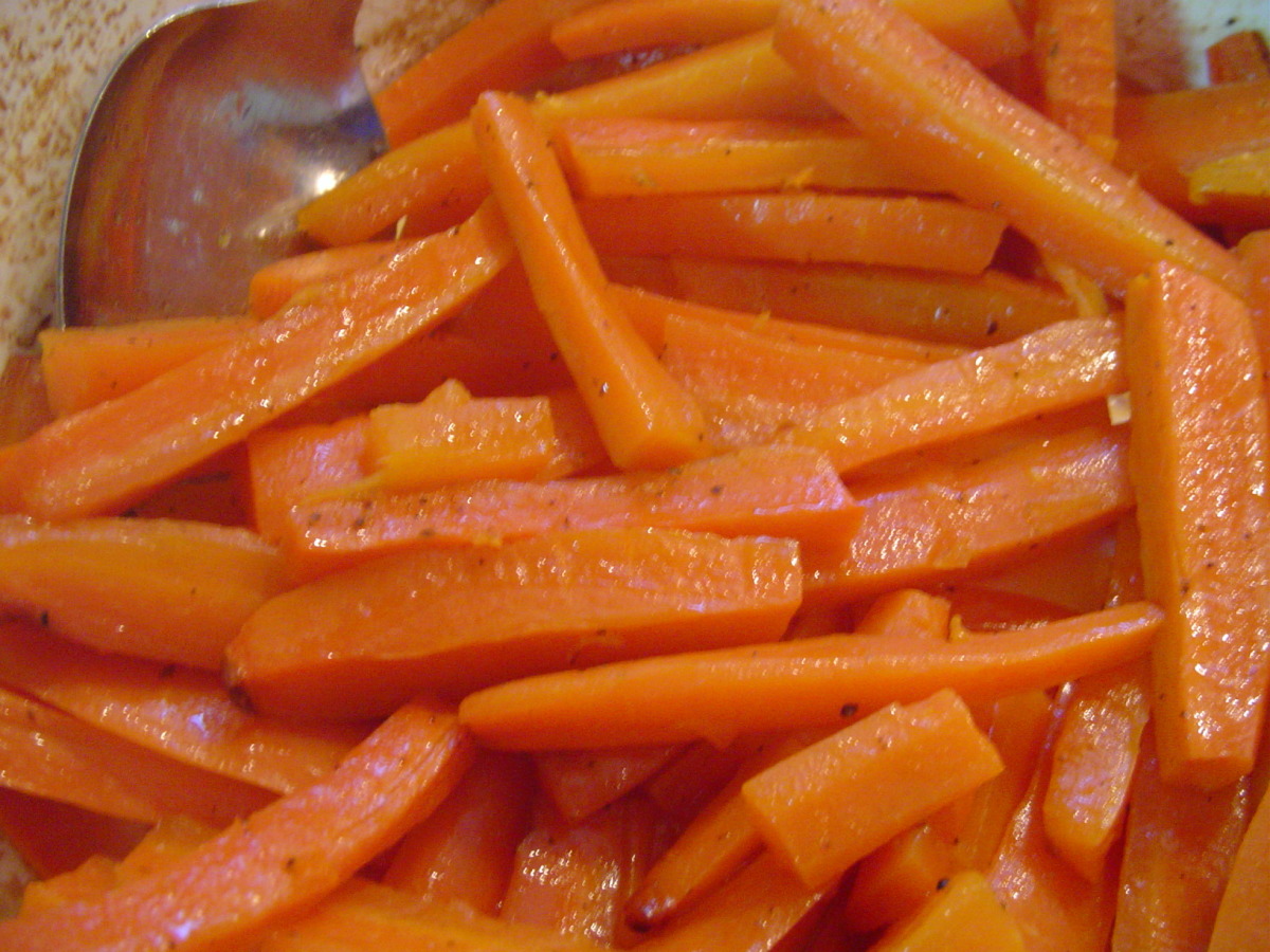 Oven Glazed Carrots