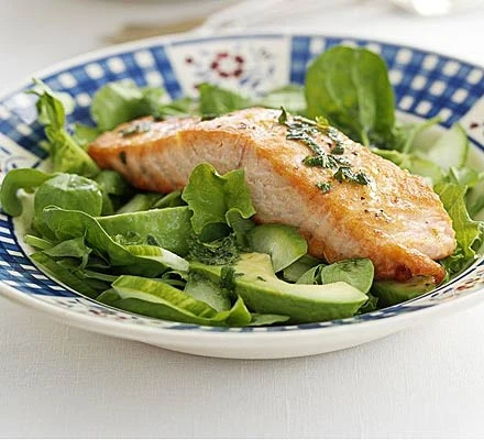 Salmon, Avocado & Cucumber Salad